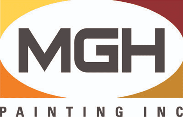 Logo of MGH Painting Inc. with colors.